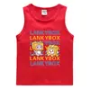 Chaleco de verano 2023 para niños, camisa informal de algodón estilo coreano con parte inferior absorbente de sudor, camiseta interior deportiva sin mangas Guo Guo para niños