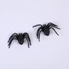 Amazon Transfronterizo Halloween Nueva Simulación Araña Falsa Extraña Modelo de Pegamento Suave Juguete Araña Anillo Negro Plástico