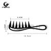 Peine retro para hombre resistente a altas temperaturas de Amazon, peine especial de peluquería con dientes grandes, textura de aceite para el cabello