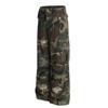 Z013 Estilo Retro Americano Unisex Moda Callejera Gama Alta Diseño Multibolsillos Streetwear Masculino Pantalones Cargo Acampanados Camuflaje