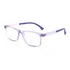 Gafas de teléfono móvil anti-luz azul para niños con montura TR transparente, gafas planas con protección contra luz azul para niños YKF8500