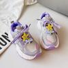 Zapatos Deportivos para Niñas 2025 Otoño Nuevos Moda para Niños Velcro Zapatos de Papá Ropa Exterior de Malla para Niños Zapatos para Correr