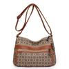 2024 nuevo bolso bandolera mediana edad Moda Bolso de mujer elegante combinable cuero suave gran capacidad multicapa bolso de hombro venta al por mayor