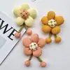 Flor de Pan Nueva Estilo Coreano Flor de Girasol Flor de Algodón DIY Ropa Bolsa Sombreros Cortina Accesorios Accesorios Mayoreo
