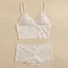 Ropa interior sexy comercio exterior Europa y Estados Unidos sexy tirante de encaje conjunto de tres piezas para el pecho al por mayor una generación de 1170