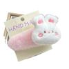Cabeza de oso de peluche de dibujos animados, cabeza de conejo, clip grande BB, linda chica, clip lateral dulce, clip suave y lindo de otoño e invierno, clip de flequillo de pelo roto