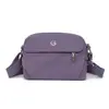 Bolsa Transversal de Tecido para Mulheres 2025 Novo Estilo Bolsa Grande Capacidade Multi-Compartimentos Leve Bolsa de Ombro Mochila Feminina de Nylon