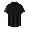 Camisa sin costuras con bonito patrón de espiga de trigo 70D 180G, ropa de trabajo transpirable y cómoda, diseño unisex, con cuello