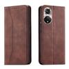 Adequado para Capa de Couro para Celular Honor600, Capa para Celular Huawei X9B, Capa Protetora Nova Flip Cover Magic8Lite X8D