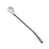 Cuchara de acero inoxidable 304 con pajita, cuchara mezcladora, pajita de limpieza desmontable, tubo para beber, filtro para jugo, leche y té.