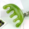 Pente Gua Sha Pente de Massagem Atacado Ferramenta de Terapia do Couro Cabeludo de Resina Ferramenta de Beleza dos Meridianos de Cinco Pontas Pente com Cabo de Cinco Pontas