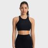 Nuevo Sujetador Deportivo de Rayas Verticales 2.0 de Cuello Alto Alta Resistencia Absorción de Impactos Push-Up Fitness Yoga Bra Daw057