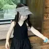 Conjunto de Regata e Shorts para Meninas 26 Verão Novo Estilo Coreano Cardigã Infantil Calça de Algodão Wide-Leg Casual Conjunto de Duas Peças