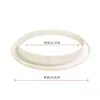 Tapa de tubo de hilo de poliéster para fábrica textil, cabeza redonda, cabeza plana, hilo de baja elasticidad, tapa de tubo de hilado de hilo antiarañazos, accesorios para máquinas circulares grandes