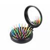 Mini Pente Portátil Dois-Em-Um Infantil Pente Dobrável Dente Redondo Colorido Plástico Dobrável Espelho Pente Meninas Espelho de Maquiagem Pente