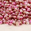 Cuentas redondas de ABS no porosas de 4-10 mm color mágico perla de imitación cuentas sueltas material para accesorios de cuentas hechos a mano DIY accesorios de ropa