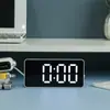 Despertador Espelhado Alto Valor de Cor RGB Colorido Display de Hora Relógio Desktop Estudante Plástico Inteligente Eletrônico