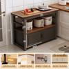 KA / Spring cozinha rack de armazenamento furo placa aparador multi-função armário de armazenamento elétrico piso micro-ondas armário