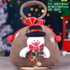 Bolsa de Regalo Navideña Bolsa de Regalo Bolsa de Dulces Bolsa de Regalo de Papá Noel Suministros Navideños Accesorios Caja de Regalo de Terciopelo Dorado