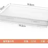 Caja de Costura Mini Portátil Práctica Hecha a Mano para el Hogar Kit de Hilos de Coser Caja Pequeña de Plástico Transparente