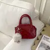 Bolsa Transversal de Ombro Único Cor Sólida Simples Estilo Coreano para Mulheres, Design de Nicho, Bolsa de Mão com Textura Fashion, Mochila Versátil