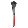 Brocha para rubor con mango de madera, cerdas suaves, brocha individual para polvo suelto, brocha para rubor, brocha para polvos, brocha de maquillaje individual, venta directa de fábrica para fijación del maquillaje