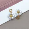 Contas Coloridas a Vácuo para Conservar a Cor Flor de Cristal Margarida Pingente Brincos Criativos DIY Puros Feitos à Mão Acessórios de Pérola de Imitação