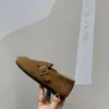 Zapatos Birkenstock Moda de Dos Usos Gorro Casual Nuevo 2023 Gamuza Versátil Zapatos Perezosos Zapatos Retro para Mujer Primavera y Verano