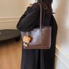 Bolsa Tote Vintage para Mulheres, Bolsa de Ombro Grande Capacidade para o Outono/Inverno, Bolsa de Ombro de Nicho High-End 2026