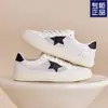 Zapatos con Panel de Malla Suela Suave Zapatos Blancos para Mujer 2025 Nuevos Primavera y Otoño con Falda Zapatos Estrella Planos Casuales Versátiles Tenis
