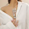 Explotaciones transfronterizas collar de mariposa de boda pendientes joyería de novia joyería de banquete traje al por mayor una generación de cabello