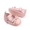 Zapatos de Bebé Nuevos de Primavera y Otoño con Suela Suave, Láser Brillante, Color Sólido, Moño, Zapatos de Princesa BHX3060