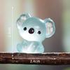 Novo Koala Luminoso Paisagismo Micro Jardim DIY Decorações de Bola de Cristal Fofo Koala Ornamentos de Resina