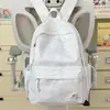 Bolsa de Hombro Doble Estilo Coreano Bordada para Estudiantes Mochila Simple Nueva con Letras Alta Apariencia Versátil para Estudiantes Universitarios Gran Capacidad Bolsa Escolar