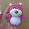 Muñeca de Monstruo de Tres Ojos Colgante de Lana Colgante Tejido a Mano Producto Terminado Muñeca de Ganchillo Hecha a Mano Colgante de Ganchillo Producto Terminado