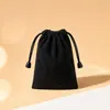 Bolsa de Almacenamiento para Palo Selfie Controlado por Cable/Bluetooth, Accesorios para Teléfono Móvil, Bolsa Negra de Terciopelo Impermeable 80*250mm