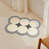 Alfombrilla Acolchada de Barro de Diatomeas Simple Nórdica para Puerta de Baño Alfombrilla de Pie Absorbente y de Secado Rápido para Entrada