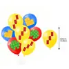 Decoración de Mesa para Fiesta de Bloques de Construcción de Colores Nuevos Transfronteriza Set de Suministros de Globos para Fiesta de Cumpleaños Infantil