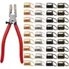 Clip de Cola de Cinta de Metal DIY 25mm Conexión de Llavero Clip para Colgar Instalación de Hebilla Pazi Pinzas para Instalación Clip para Cuerda de Equipaje