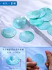Piezas de Concha con Doble Agujero, Discos de Concha Espejo de 7 Colores, Piezas Azules Perla para Decoraciones de Boda, Cortinas de Puerta, Carrillones de Viento, Materiales y Accesorios