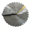 Calibrador de Folga para Válvulas 0,04-0,88 mm Tamanho da Folga .0015-.035 Folha de Cobre 32 Peças Instrumento de Medição de Distância Calibrador de Folga
