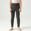 Conjunto de ropa interior térmica para niños, capa base sin costuras forrada de forro polar de grado A para niñas, ropa de otoño antibacteriana 7A para niños (arriba y abajo)