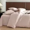 Nuevo juego de cuatro piezas de algodón 100% de color liso, alta densidad de hilos, algodón de fibra larga, engrosado y cepillado, funda de edredón simple para otoño e invierno, colcha y sábana bajera al por mayor