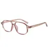 Gafas Cuadradas de Doble Puente Estilo Nuevo Sin Graduación para Hombres, Alto Valor Estético, Gafas Anti Luz Azul para Mujeres, Moda Coreana, Se Pueden Adaptar con Lentes Graduados