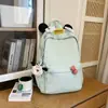 Nova Mochila Simples Estilo Floresta, Bolsa Escolar Versátil e Casual para Estudantes, Grande Capacidade Feminina, Mochila Leve e Bonita