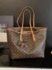 Bolso Tote de Lujo Vintage de Gran Capacidad para Mujer, Nuevo Modelo 2026, Bolso de Hombro de Moda Retro Estampado para el Trabajo