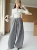 Pantalones casuales de otoño para niñas mayores, nueva ropa infantil de primavera y otoño, pantalones deportivos para niñas, holgados y versátiles, elegantes y modernos
