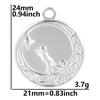 Europa y Estados Unidos 18k amor acero inoxidable en stock chapado al vacío accesorios de joyería DIY colgante de acero de titanio accesorios de collar clavícula