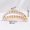 Pinza para el Cabello de Moda, Pinza de Tiburón Grande para Cabello Grueso, Pinza de Garra Estilo Francés para Mujeres, Accesorio para el Cabello de Alta Gama para la Parte Posterior de la Cabeza