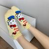 Calcetines cortos de tubo para mujer, de boca baja, de verano, con diseño de perro, de dibujos animados, para combinar con todo.